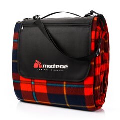 Piknika paklājs Meteor 300x300, sarkans/ melns cena un informācija | Tūrisma matrači un paklājiņi | 220.lv