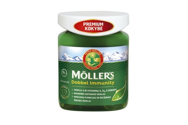 Moller's Dobbel Immunity zivju eļļa, N100