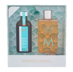 Komplekts Moroccanoil Summer Everyday Escape Light: matu eļļa, 100 ml + dušas želeja, 250 ml cena un informācija | Matu uzlabošanai | 220.lv