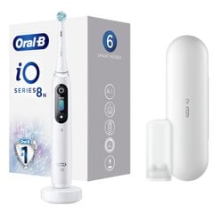 Oral-B iO8 Series White Alabaster cena un informācija | Elektriskās zobu birstes | 220.lv