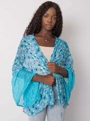 Женский синий шарф в разноцветный горошек цена и информация | <p>Тапочки женские</p>
 | 220.lv