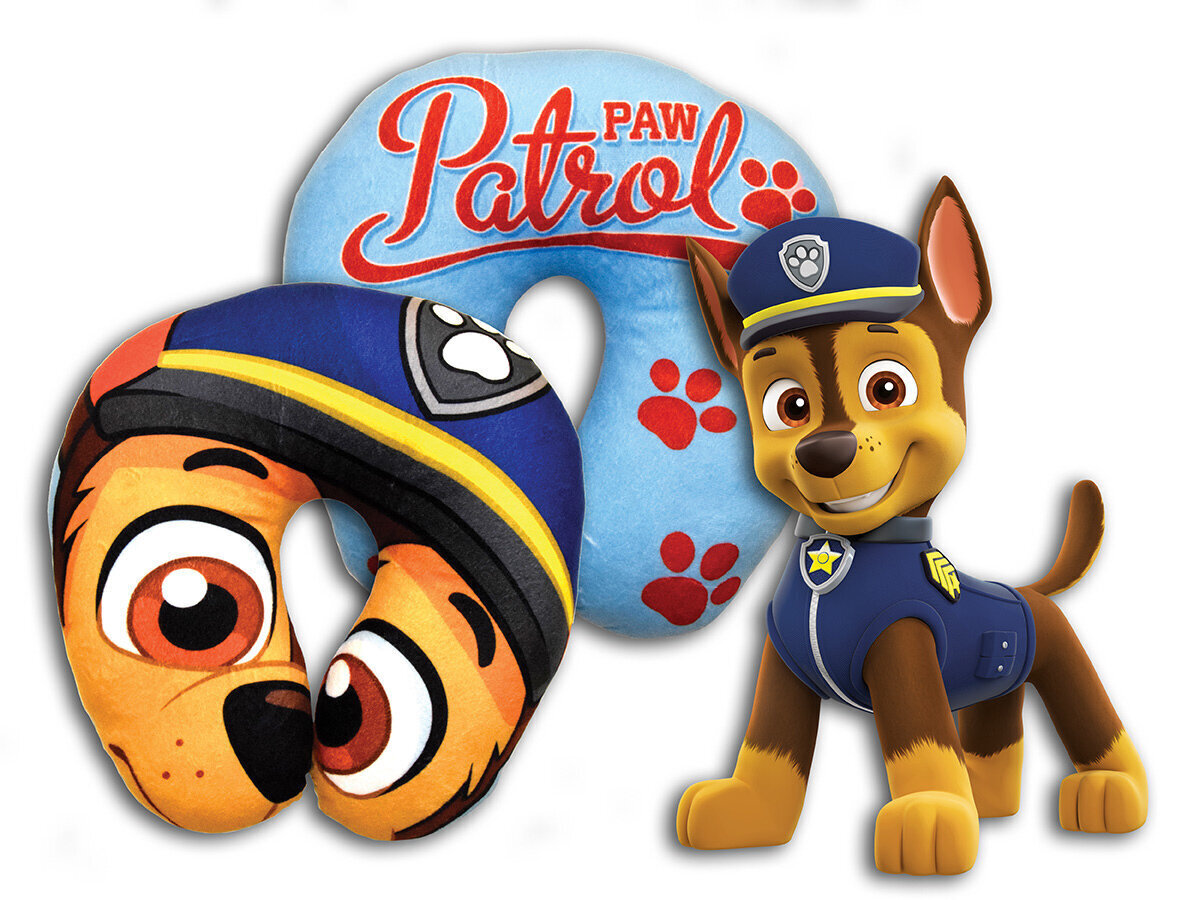 Ceļojuma spilvens Paw Patrol-Chase cena un informācija | Autokrēsliņu aksesuāri | 220.lv