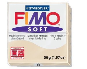 Modelīns Fimo Soft, bēšs (Sahara) 56 g cena un informācija | Modelēšanas un zīmēšanas piederumi | 220.lv