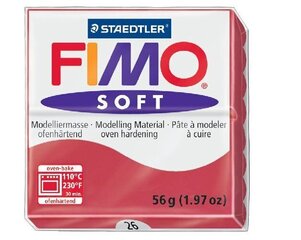 Моделин Fimo Soft вишня(Cherry red) 56г цена и информация | Принадлежности для рисования, лепки | 220.lv