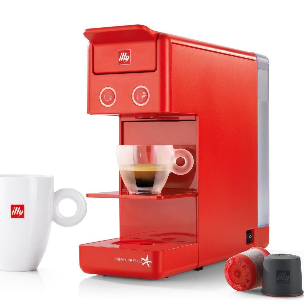 Illy Y3.3 EB, sarkans цена и информация | Kafijas automāti | 220.lv