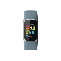 Fitbit Charge 5 Steel Blue/Platinum FB421SRBU cena un informācija | Fitnesa aproces | 220.lv