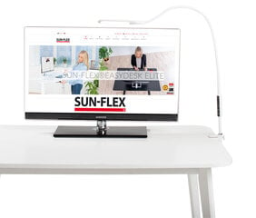 Настольная лампа Sun-Flex DESKLITE ™, белая цена и информация | Настольные светильники | 220.lv