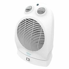 Portatīvais termoventilators Cecotec Ready Warm 9890 Rotate Force 2400 W balts cena un informācija | Sildītāji | 220.lv