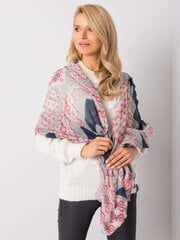 серо-розовый шарф с узорами цена и информация | Женские шарфы, платки | 220.lv