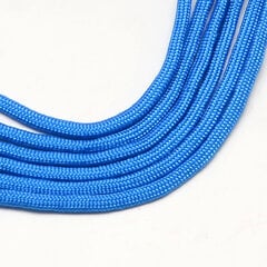 Izpletņa virve (paracord), 4 mm, 1 m, zila cena un informācija | Rotu veidošana, pērļošana | 220.lv