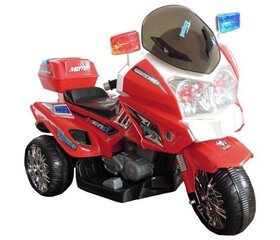 Elektriskais motocikls ar bākugunīm sarkans cena un informācija | Bērnu elektroauto | 220.lv
