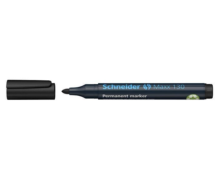 Marķieris Schneider Maxx 130 1-3 mm, melns цена и информация | Rakstāmpiederumi | 220.lv