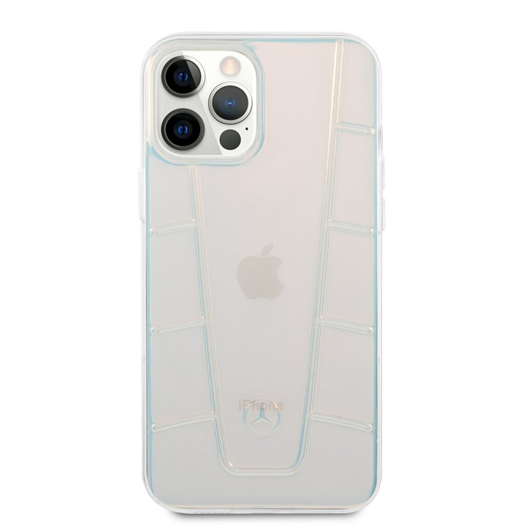 Mercedes Transparent Line Cover priekš iPhone 12/12 Pro 6.1 Iridescent cena un informācija | Telefonu vāciņi, maciņi | 220.lv