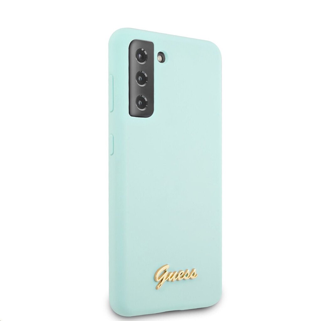 Guess GUHCS21MLSLMGLB maciņš Samsung G996 Galaxy S21+ zils cena un informācija | Telefonu vāciņi, maciņi | 220.lv