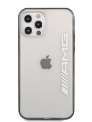 AMG Mettalic Black Edges Case priekš iPhone 12 Pro Max 6.7 Transparent цена и информация | Чехлы для телефонов | 220.lv