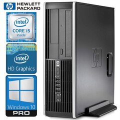 HP 8200 Elite SFF i5-2400 4GB 480SSD+1TB WIN10PRO/W7P [refurbished] cena un informācija | Stacionārie datori | 220.lv