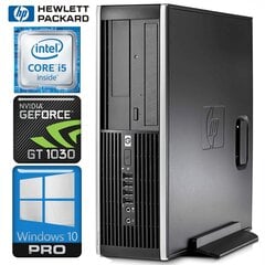 HP 8200 Elite SFF i5-2400 4 ГБ 120SSD GT1030 2 ГБ WIN10PRO / W7P цена и информация | Стационарные компьютеры | 220.lv