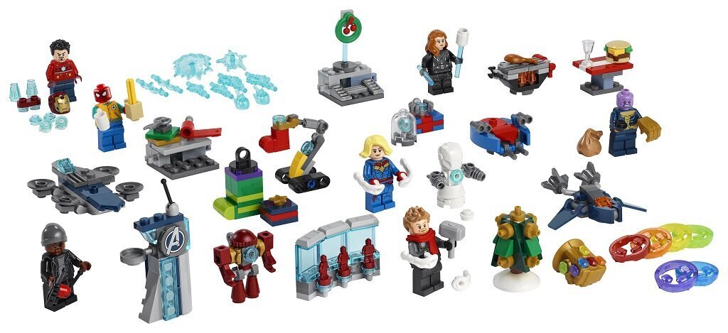 76196 LEGO® Super Heroes Atriebēju Adventes kalendārs cena un informācija | Konstruktori | 220.lv