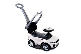 Детская отталкиваемая ногами машинка-толкалка с ручкой, белая цена и информация | Игрушки для малышей | 220.lv