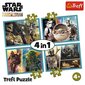 Puzļu komplekts Trefl Star Wars, 4 vienā цена и информация | Puzles, 3D puzles | 220.lv