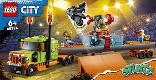 60294 LEGO® City Stuntz Грузовик для каскадерских трюков цена и информация | Конструкторы и кубики | 220.lv