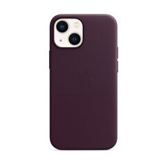 iPhone 13 mini Ādas maciņš ar MagSafe, Dark Cherry cena un informācija | Telefonu vāciņi, maciņi | 220.lv