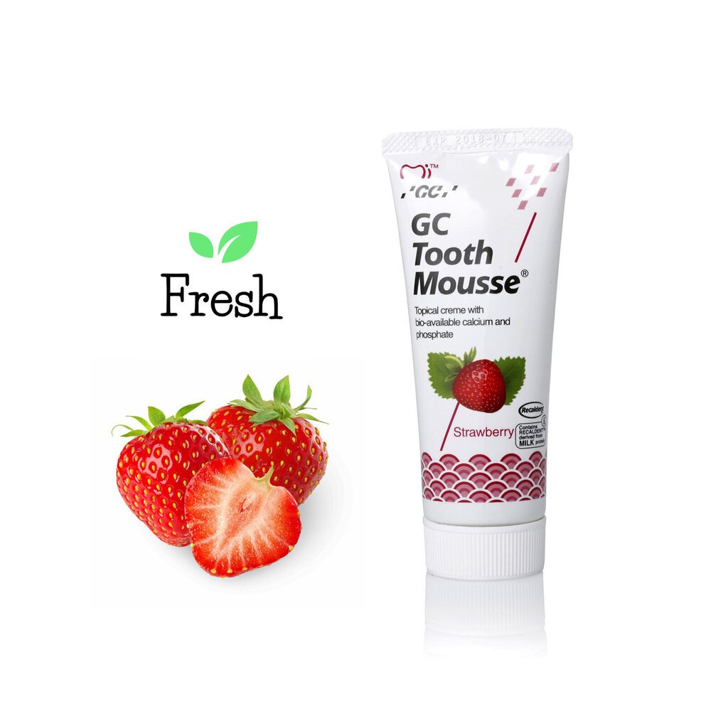 Remineralizējoša zobu pasta bez fluora GC Tooth Mousse Recaldent, 35 ml цена и информация | Zobu pastas, birstes | 220.lv