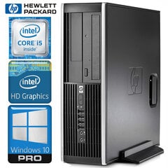 HP 8200 Elite SFF i5-2400 4GB 1TB WIN10PRO/W7P цена и информация | Стационарные компьютеры | 220.lv