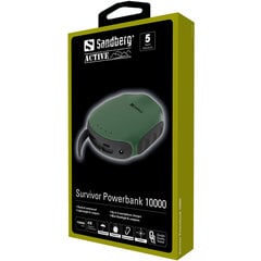 Sandberg 420-60 Survivor Powerbank 10000 cena un informācija | Lādētāji-akumulatori (Power bank) | 220.lv