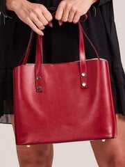 красная кожаная сумочка с ремешком цена и информация | Женские сумки | 220.lv