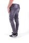 Vīriešu džinsu bikses KENZARRO AD202, pelēkas cena un informācija | Vīriešu džinsi | 220.lv