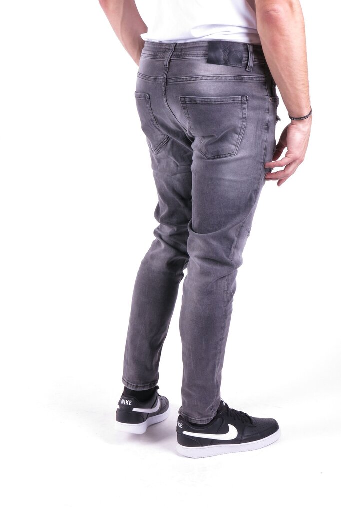 Vīriešu džinsu bikses KENZARRO AD202, pelēkas цена и информация | Vīriešu džinsi | 220.lv