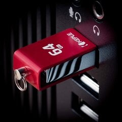 KEPLE 64 ГБ flash память с двойным портом USB и USB типа C, красный цена и информация | USB накопители | 220.lv