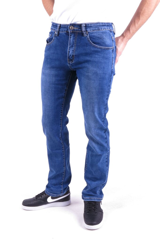 Vīriešu džinsu bikses EVIN VG1757, zilas cena un informācija | Vīriešu džinsi | 220.lv