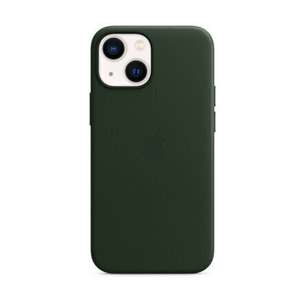 iPhone 13 mini Ādas maciņš ar MagSafe, Sequoia Green cena un informācija | Telefonu vāciņi, maciņi | 220.lv