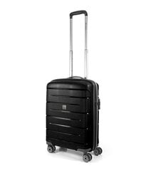 Маленький чемодан для ручной клади 4R MoDo Starlight, черный цена и информация | Чемоданы, дорожные сумки | 220.lv