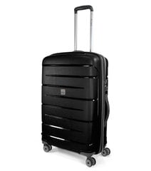 Средний чемодан 4R MoDo Starlight, черный цена и информация | Чемоданы, дорожные сумки | 220.lv