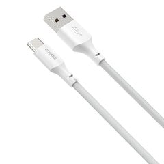 USB kabeļu komplekts Baseus Simple Wisdom Data Cable Kit USB to Type-C 5A 1.5m balts cena un informācija | Savienotājkabeļi | 220.lv