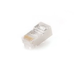 Konektors Gembird RJ45 Male 10pack Shielded modular цена и информация | Кабели и провода | 220.lv