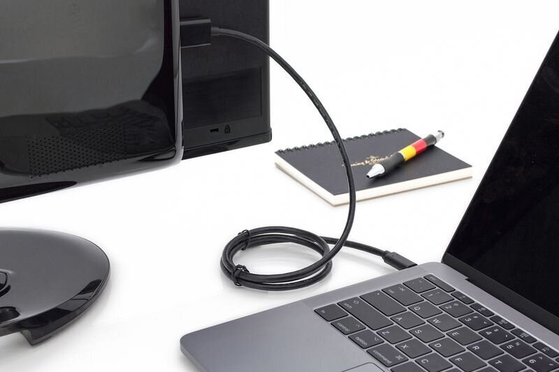 Digitus AK-300330-050-S, USB-C/HDMI, 5 m cena un informācija | Kabeļi un vadi | 220.lv