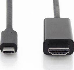 Digitus AK-300330-050-S, USB-C/HDMI, 5 m цена и информация | Кабели и провода | 220.lv