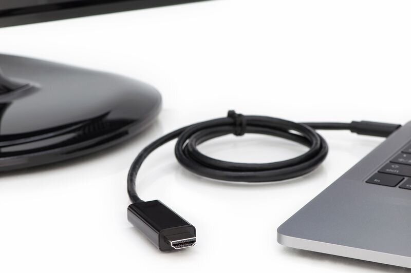 Digitus AK-300330-050-S, USB-C/HDMI, 5 m cena un informācija | Kabeļi un vadi | 220.lv