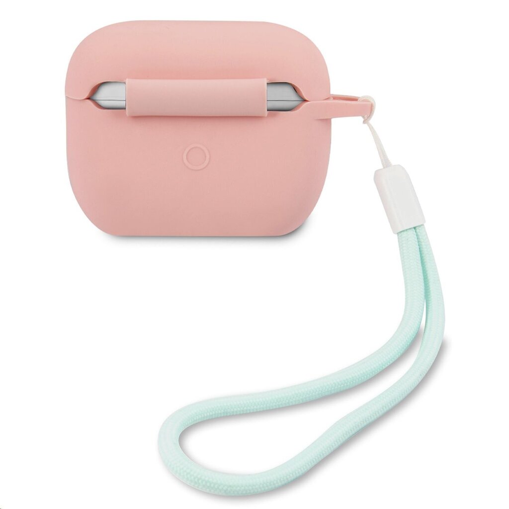 GUACAPLSVSPG Guess Vintage Silicone Case for Airpods Pro Pink цена и информация | Smart ierīces un piederumi | 220.lv