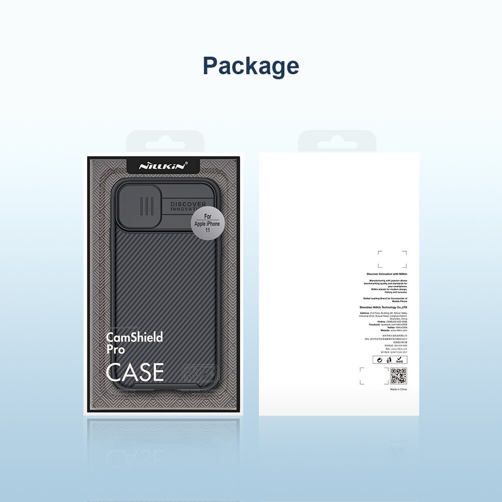 Nillkin CamShield Pro Magnetic Hard Case priekš iPhone 11 Black cena un informācija | Telefonu vāciņi, maciņi | 220.lv