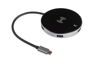 USB хаб xtorm XC006 USB-C Hub Wireless Charging цена и информация | Зарядные устройства для телефонов | 220.lv