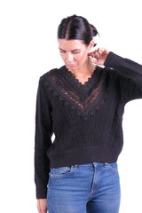 Sieviešu džemperis Marielove HPG958024BBLACK, melns cena un informācija | Sieviešu džemperi | 220.lv