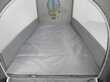 Ceļojuma gultiņa - manēža 120x60 cm, pelēka cena un informācija | Manēžas | 220.lv