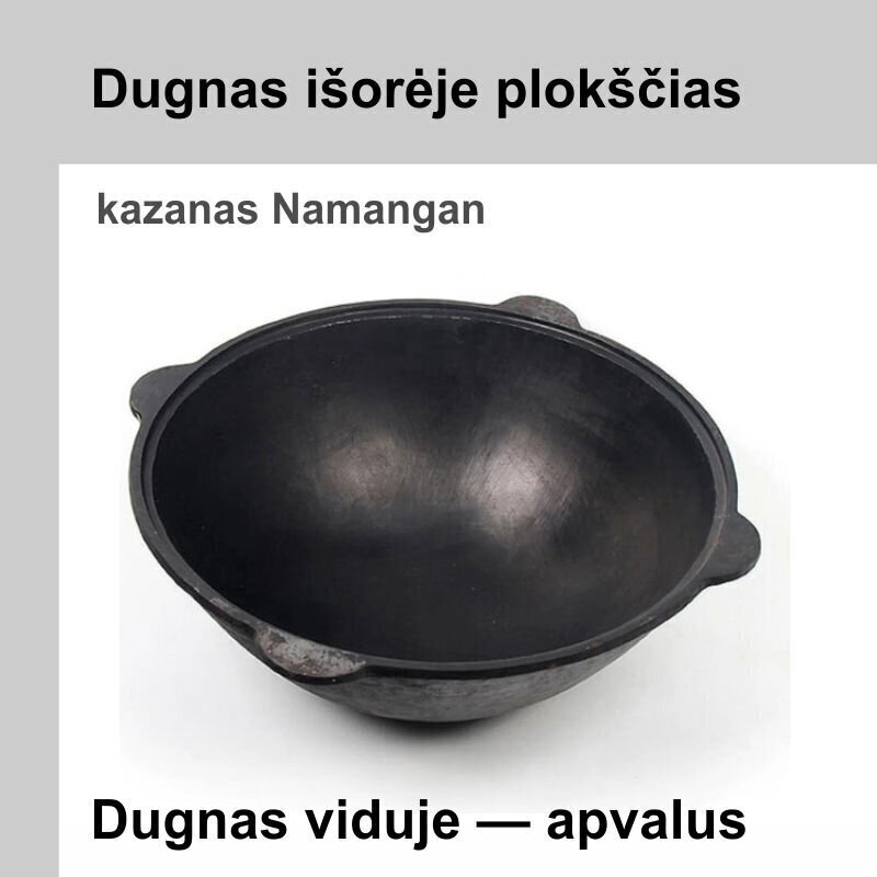 Uzbeku kazans ar vāku-pannu, 3,5l, DKP3 цена и информация | Katli, tvaika katli | 220.lv