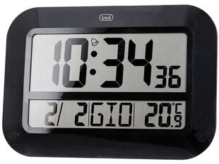 Trevi OM 3540 BLACK настенные часы цена и информация | Часы | 220.lv
