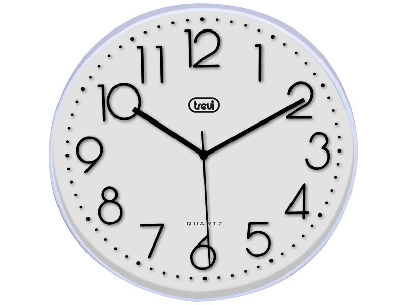 Trevi OM 3508 S WHITE sienas pulkstenis cena un informācija | Pulksteņi | 220.lv